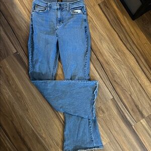 Lee Women's Wide Leg Jeans in Blue and Black